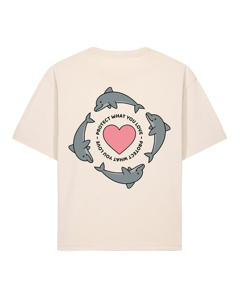 Protect What You Love Dolphin Lightweight Relaxed Fit T-Shirt