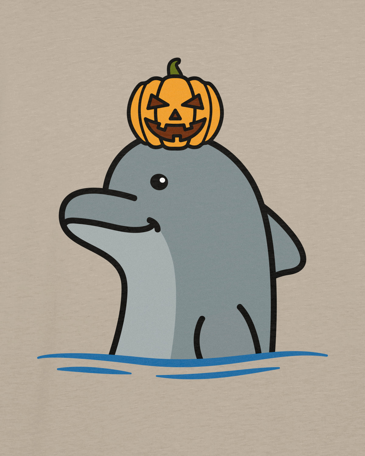 Pumpkin Head Dolphin