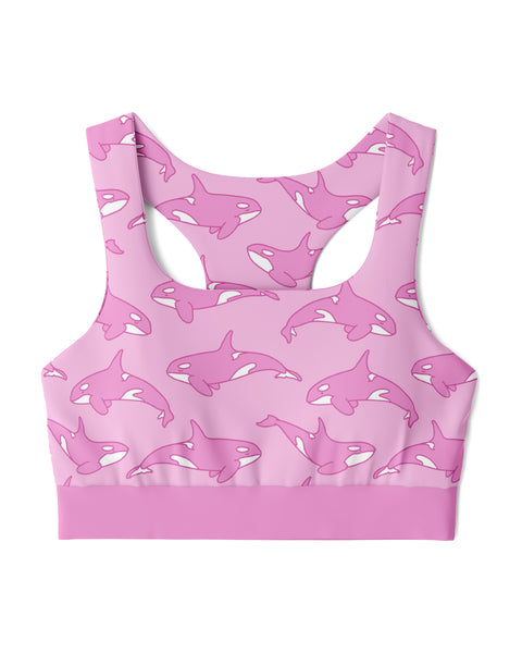Pink Orca Sports Bra