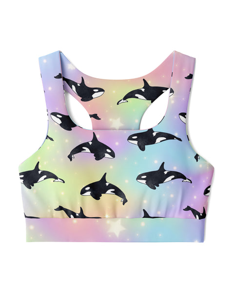 Rainbow Orca Sports Bra