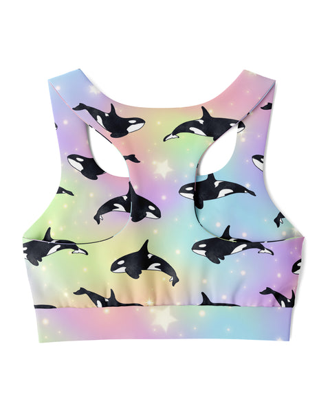 Rainbow Orca Sports Bra
