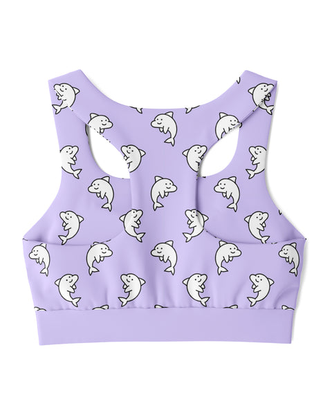 Dolphamine Purple Sports Bra