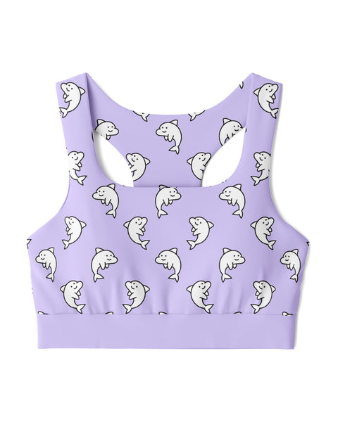 Dolphamine Purple Sports Bra