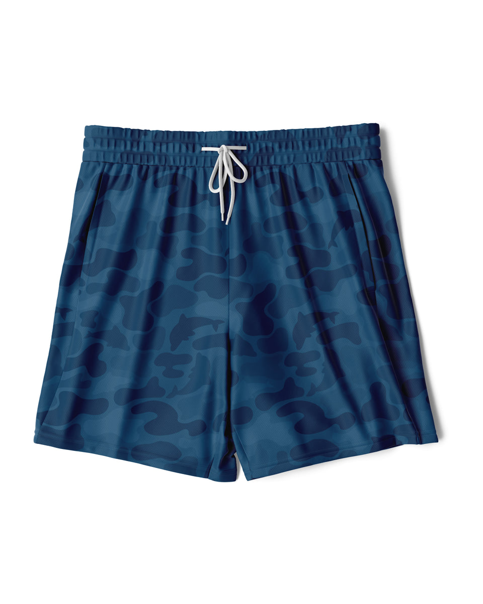 Camo Dolphin 2-in-1 Sport Shorts - All Everything Dolphin