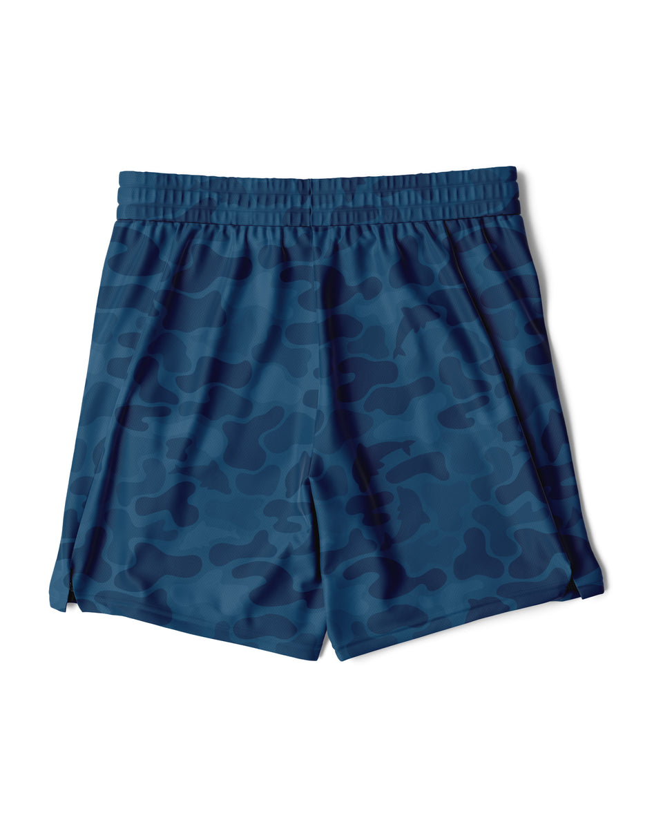 Camo Dolphin 2-in-1 Sport Shorts - All Everything Dolphin