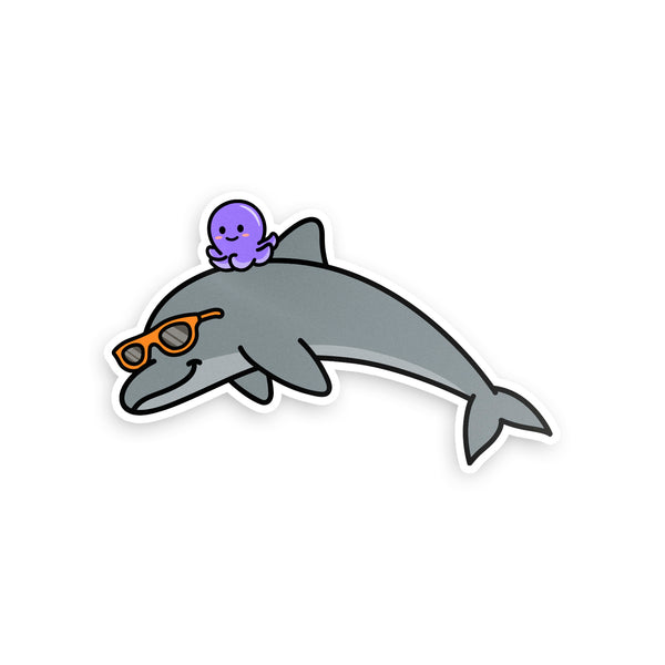 Dolphin And Friend Sticker