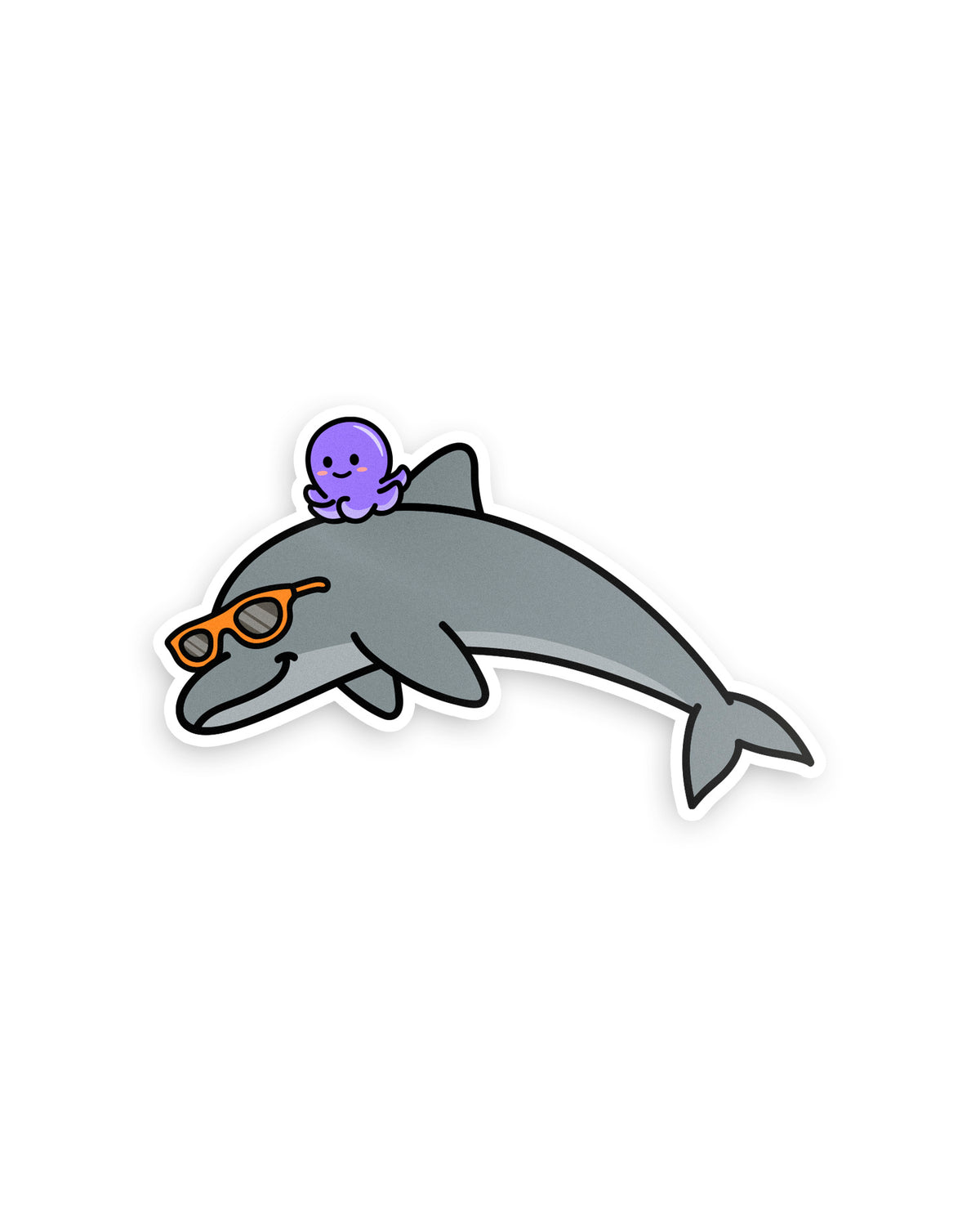 Dolphin And Friend Sticker