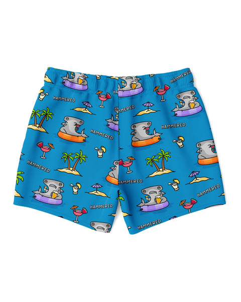 Hammered Tropical Swim Trunks - All Everything Dolphin