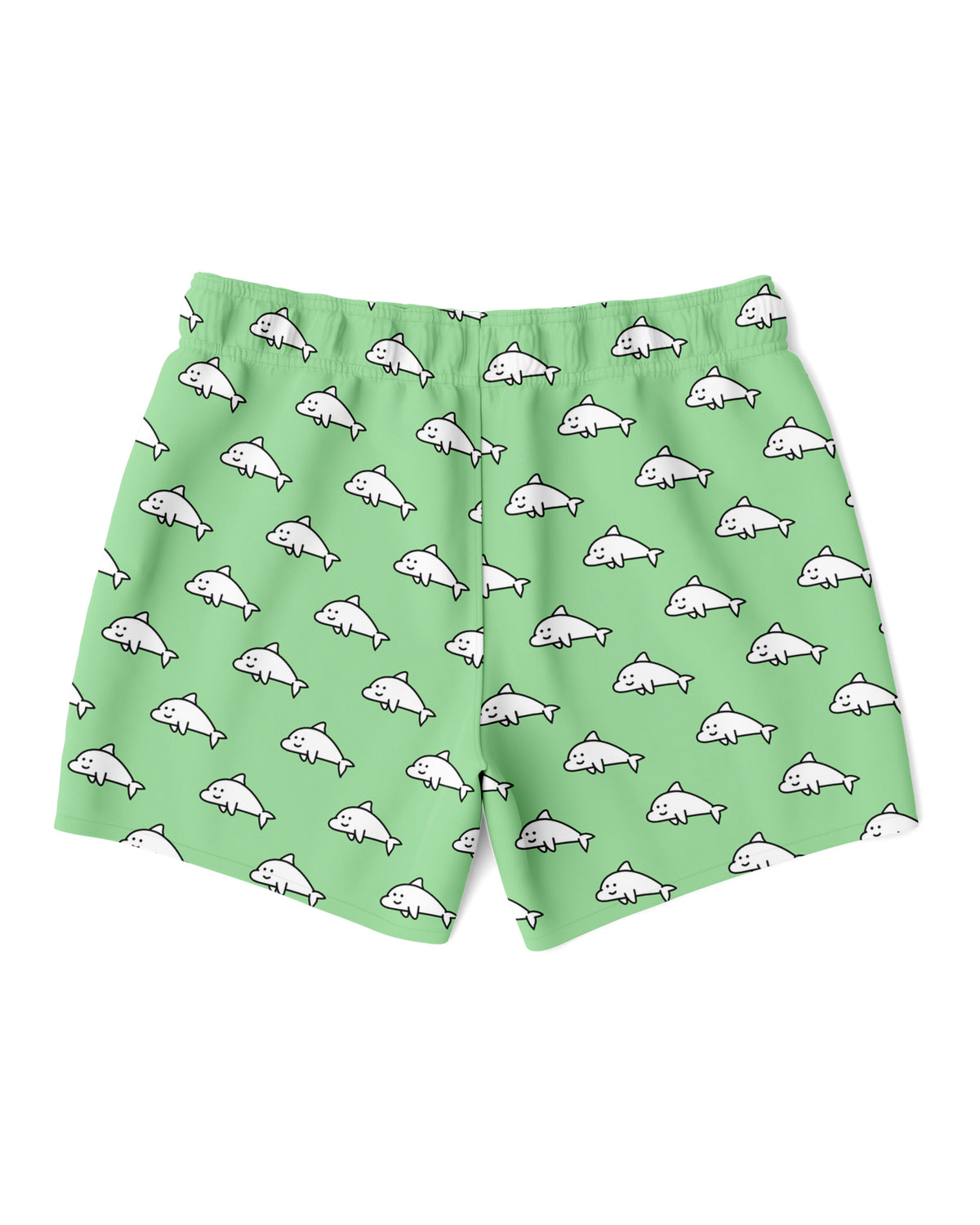 Dolphamine Green Swim Trunks