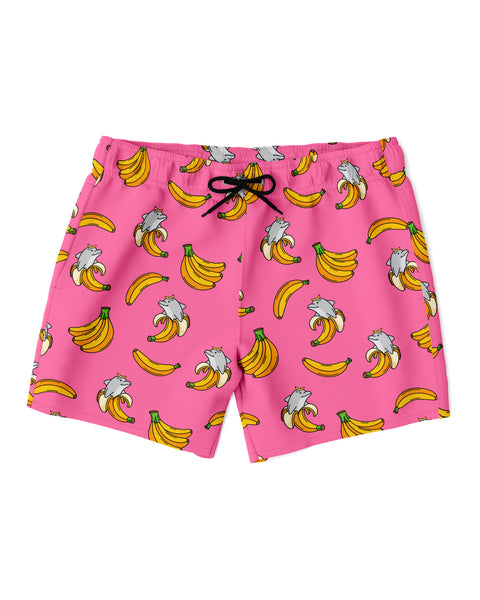 Banolphin Pink Swim Trunks