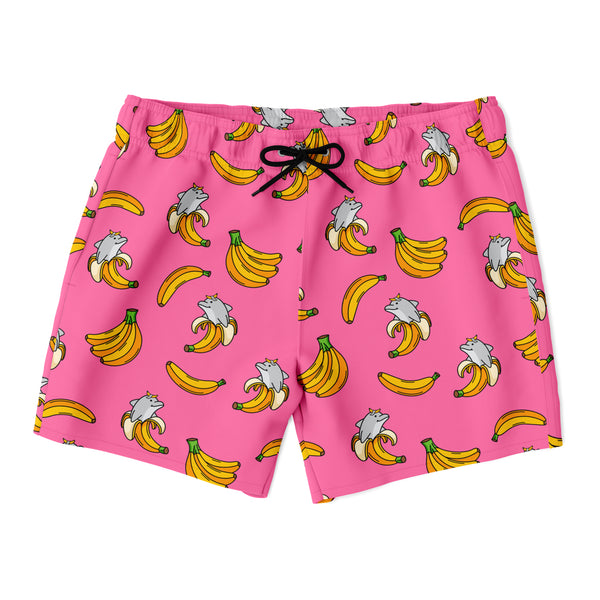 Banolphin Pink Swim Trunks