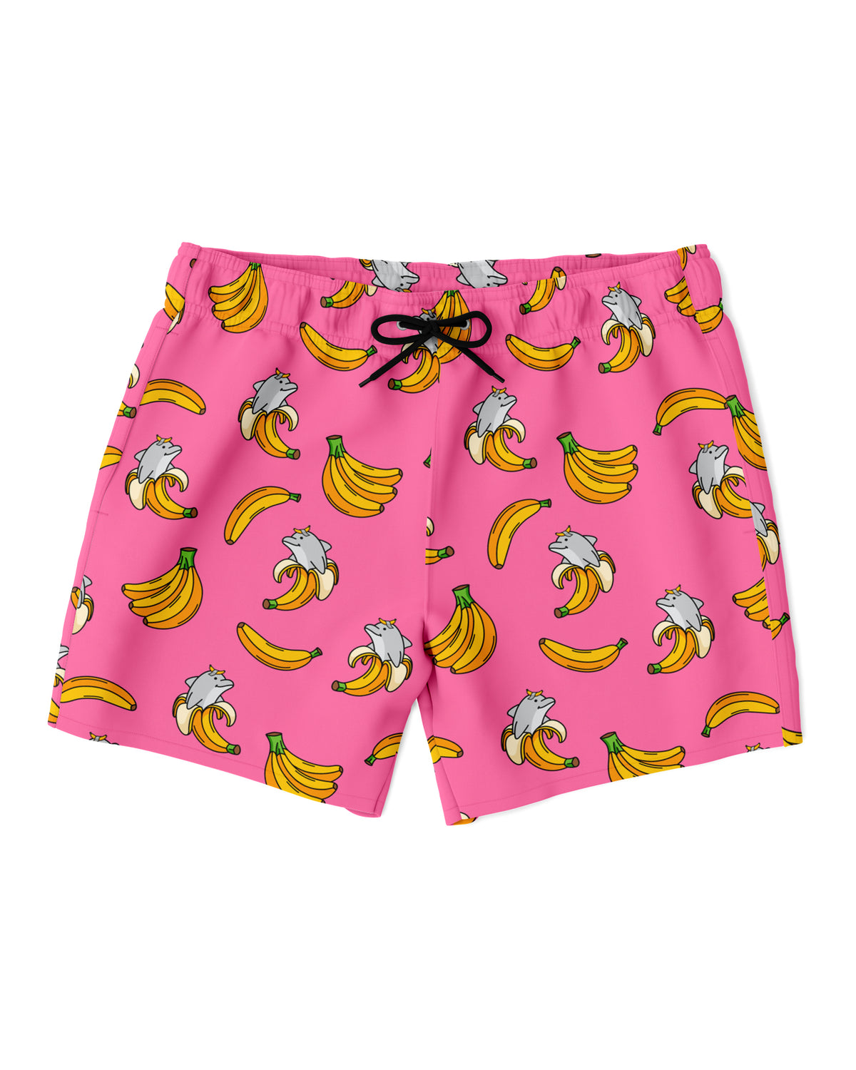 Banolphin Pink Swim Trunks