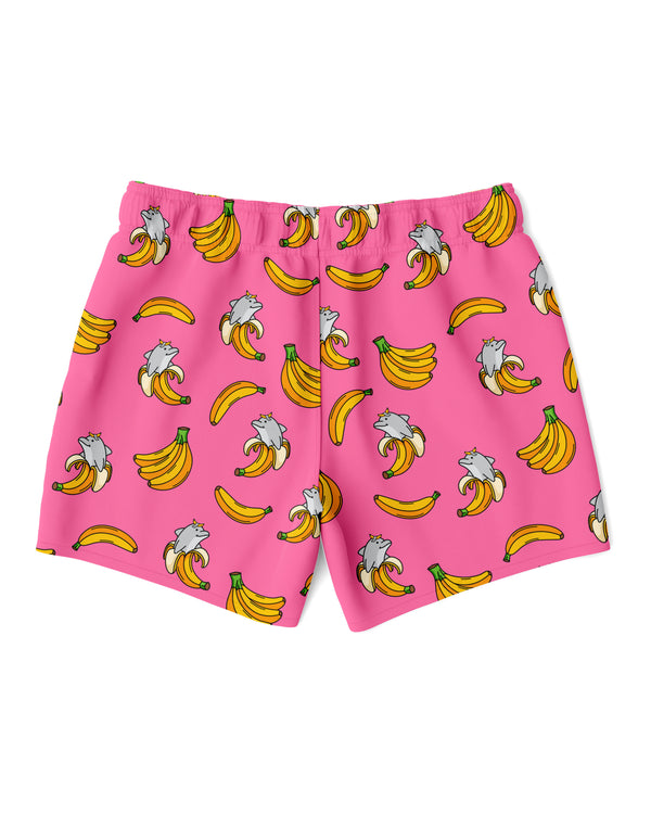 Banolphin Pink Swim Trunks