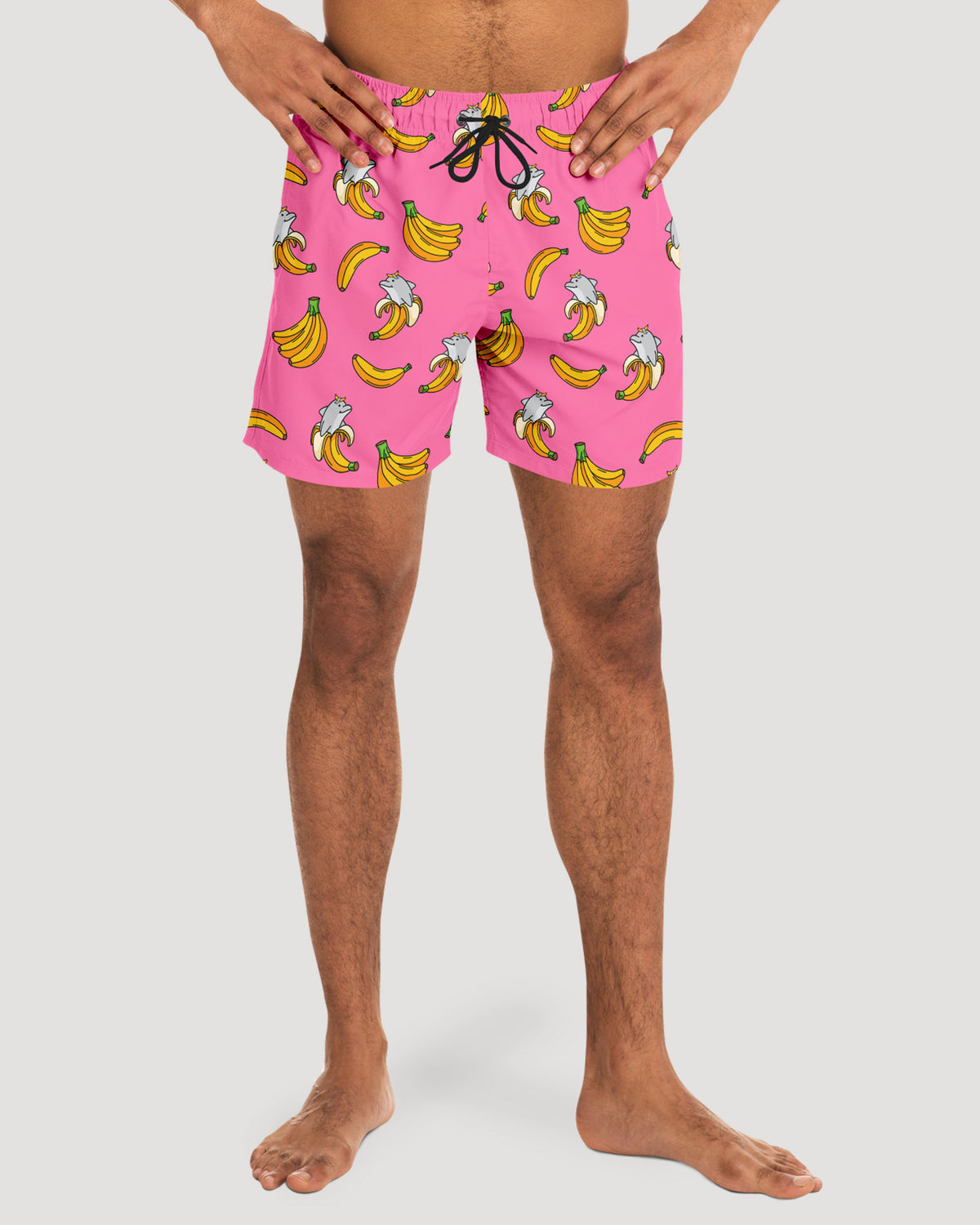 Banolphin Pink Swim Trunks