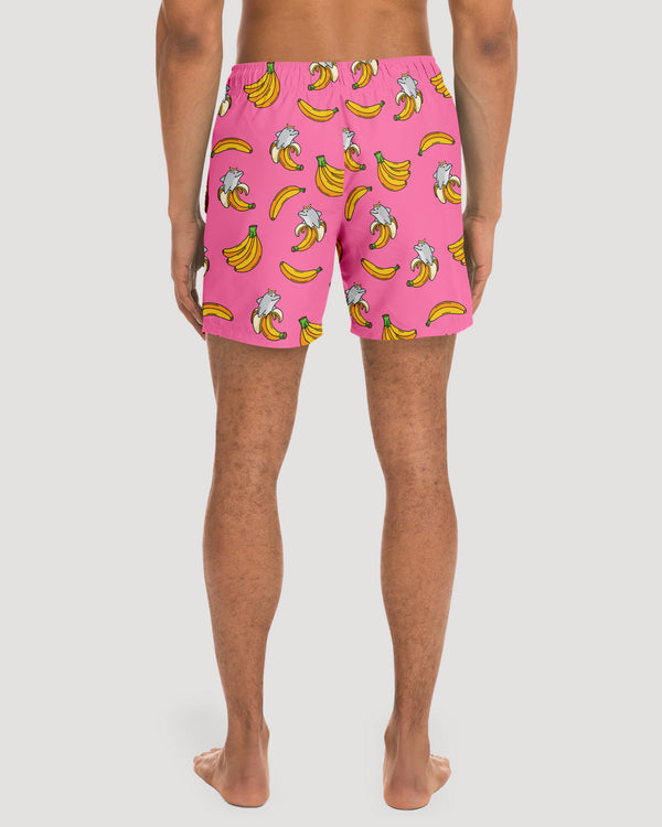 Banolphin Pink Swim Trunks