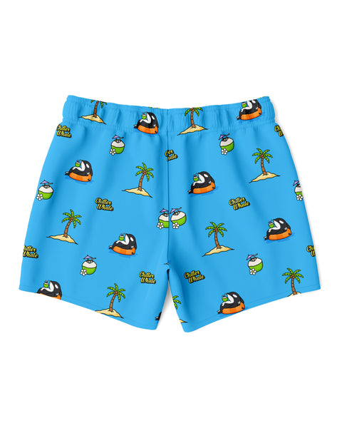 Chiller Whale Coconut Swim Trunks