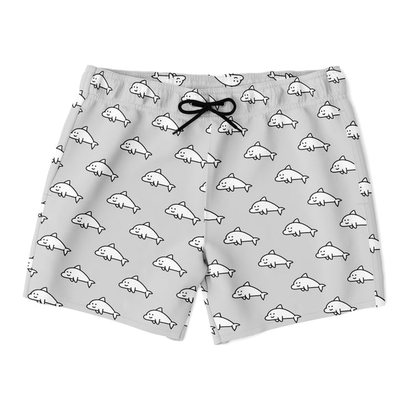 Dolphamine Grey Swim Trunks