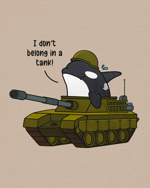 I Don't Belong In A Tank Orca Hoodie - All Everything Dolphin
