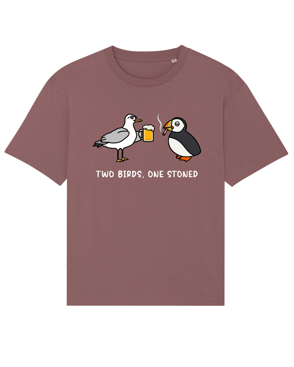 Two Birds One Stoned Relaxed Fit T-Shirt