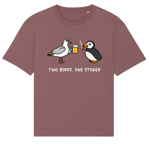 Two Birds One Stoned Relaxed Fit T-Shirt