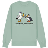 Two Birds One Stoned Sweatshirt - All Everything Dolphin