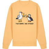 Two Birds One Stoned Sweatshirt - All Everything Dolphin