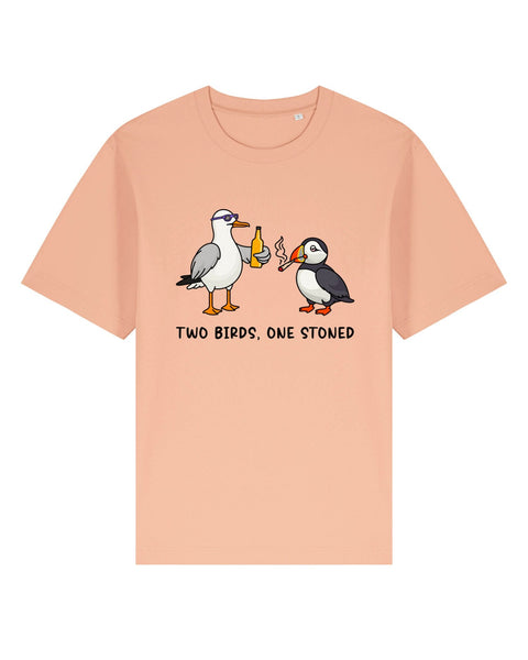 Two Birds One Stoned Heavy Relaxed Fit T-Shirt - All Everything Dolphin