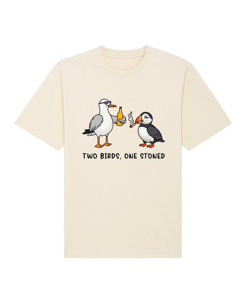 Two Birds One Stoned Heavy Relaxed Fit T-Shirt - All Everything Dolphin