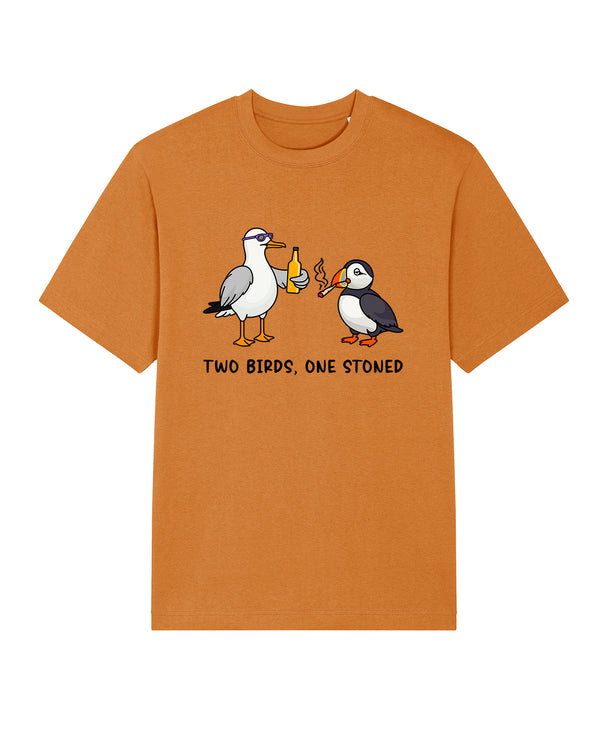 Two Birds One Stoned Heavy Relaxed Fit T-Shirt