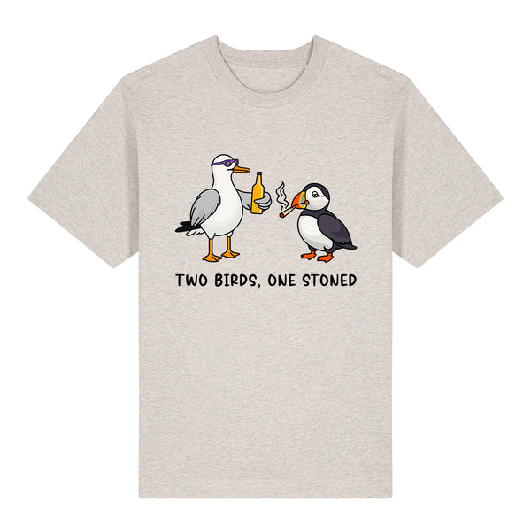 Two Birds One Stoned Heavy Relaxed Fit T-Shirt
