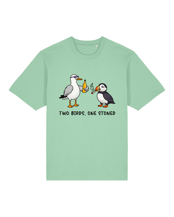 Two Birds One Stoned Heavy Relaxed Fit T-Shirt