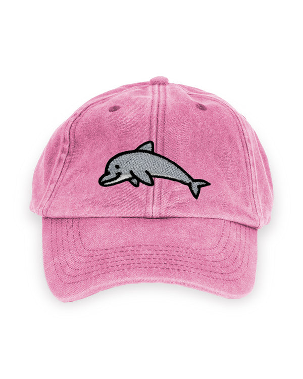 Dolphin Pink Vintage Dad Hat