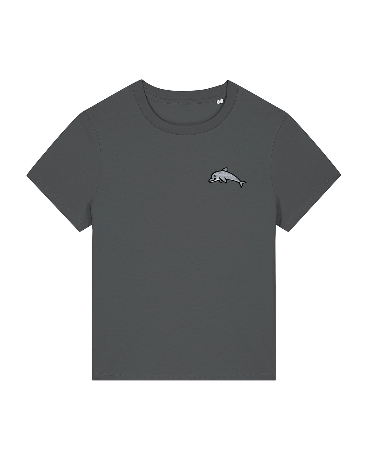 Dolphin Embroidered Women's T-Shirt