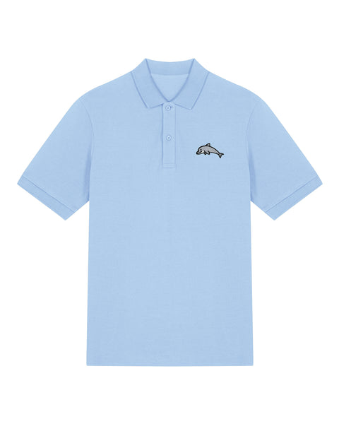 Dolphin Blue Polo Shirt