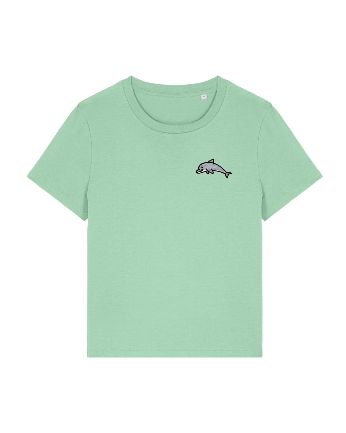 Dolphin Embroidered Women's T-Shirt