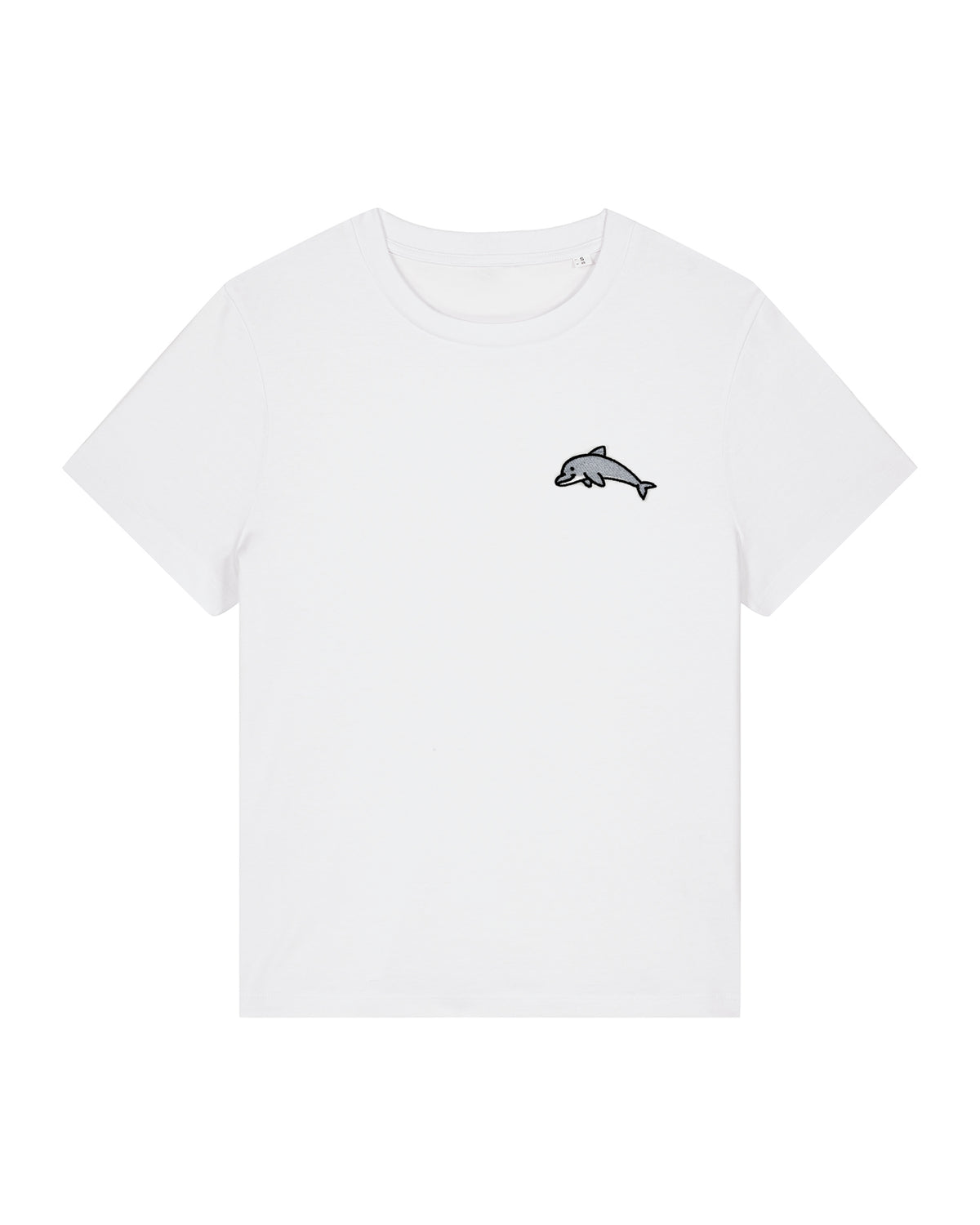 Dolphin Embroidered Women's T-Shirt